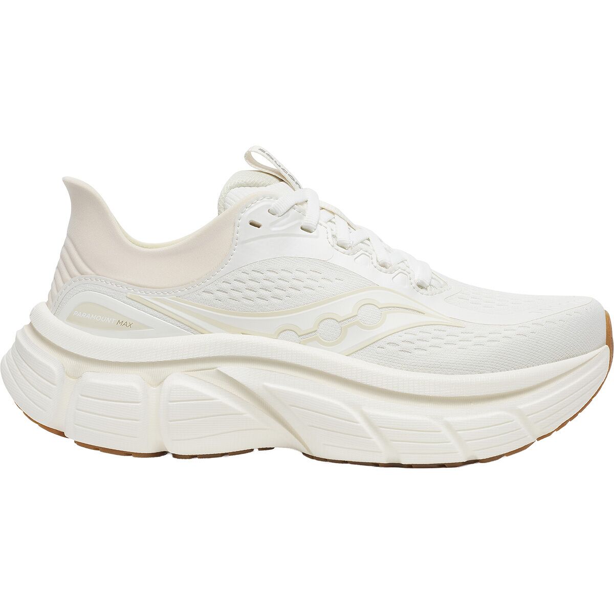 Image of Saucony Paramount Max Running Shoe - Women's Ivory/Gum, 6.5