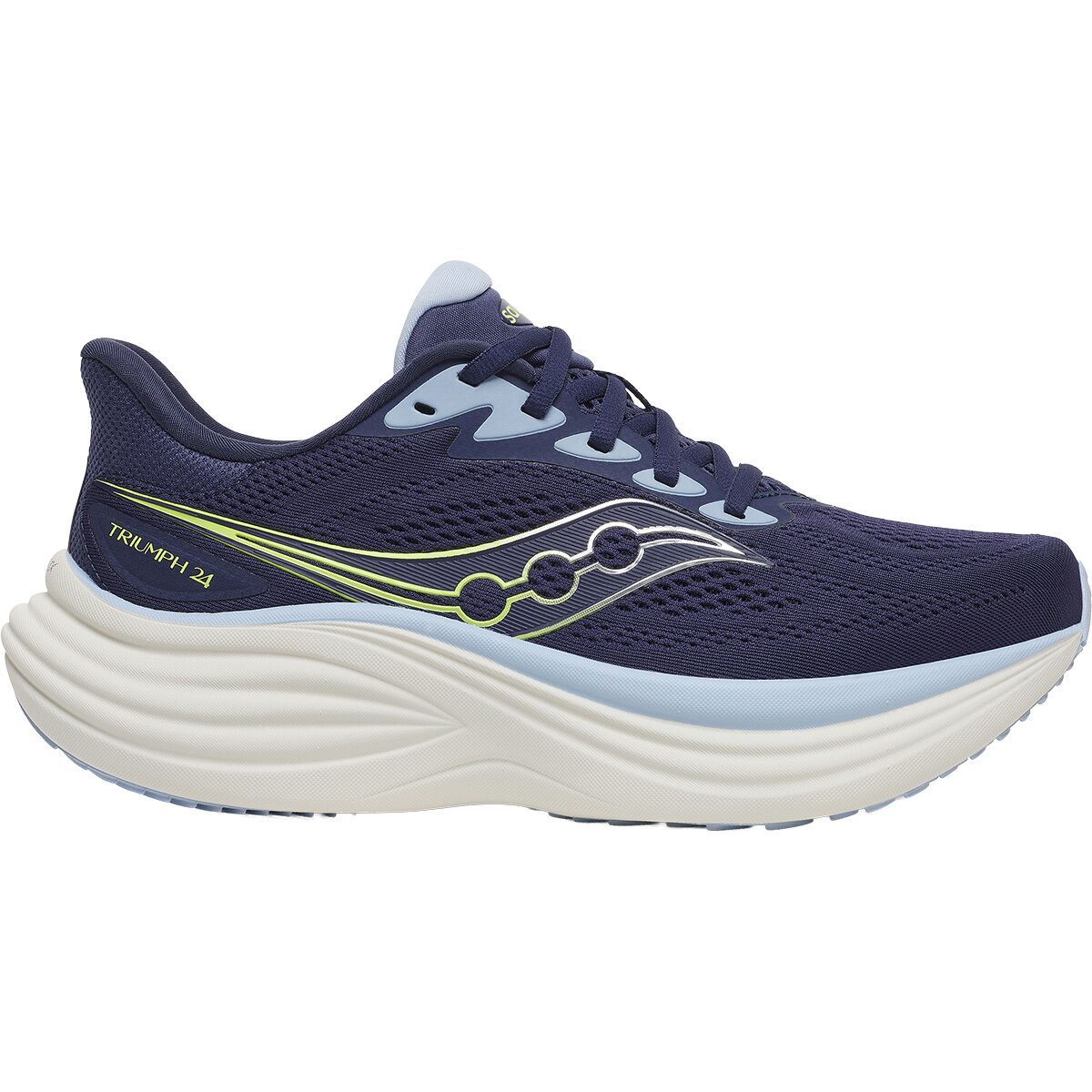 Image of Saucony Triumph 24 Running Shoe - Women's Naval/Quartz, 8.5