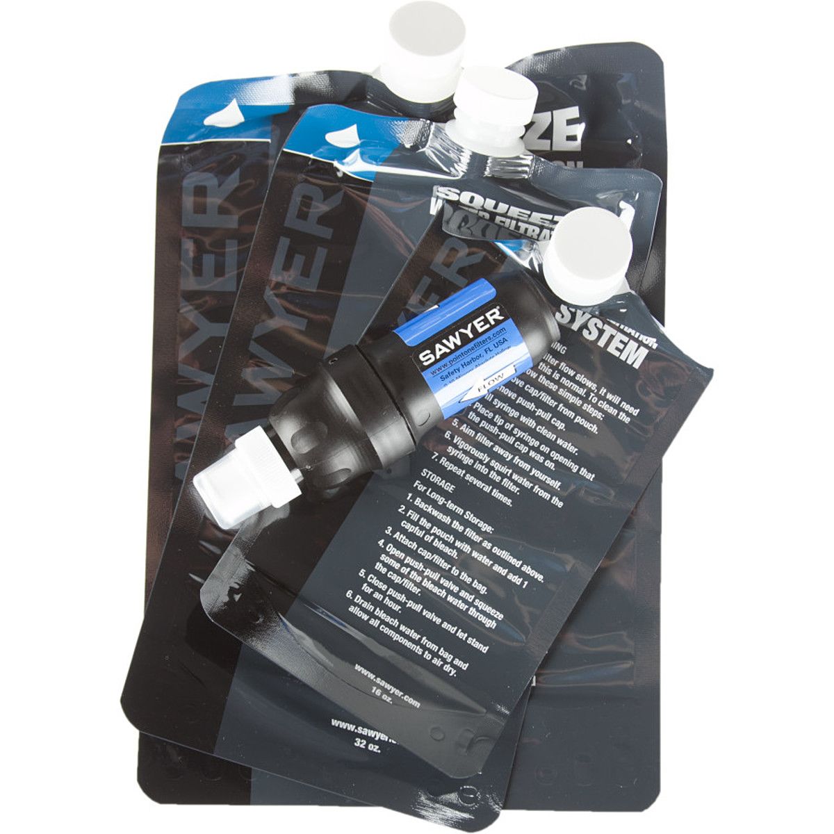 Sawyer Squeeze Water Filtration System - Hike & Camp