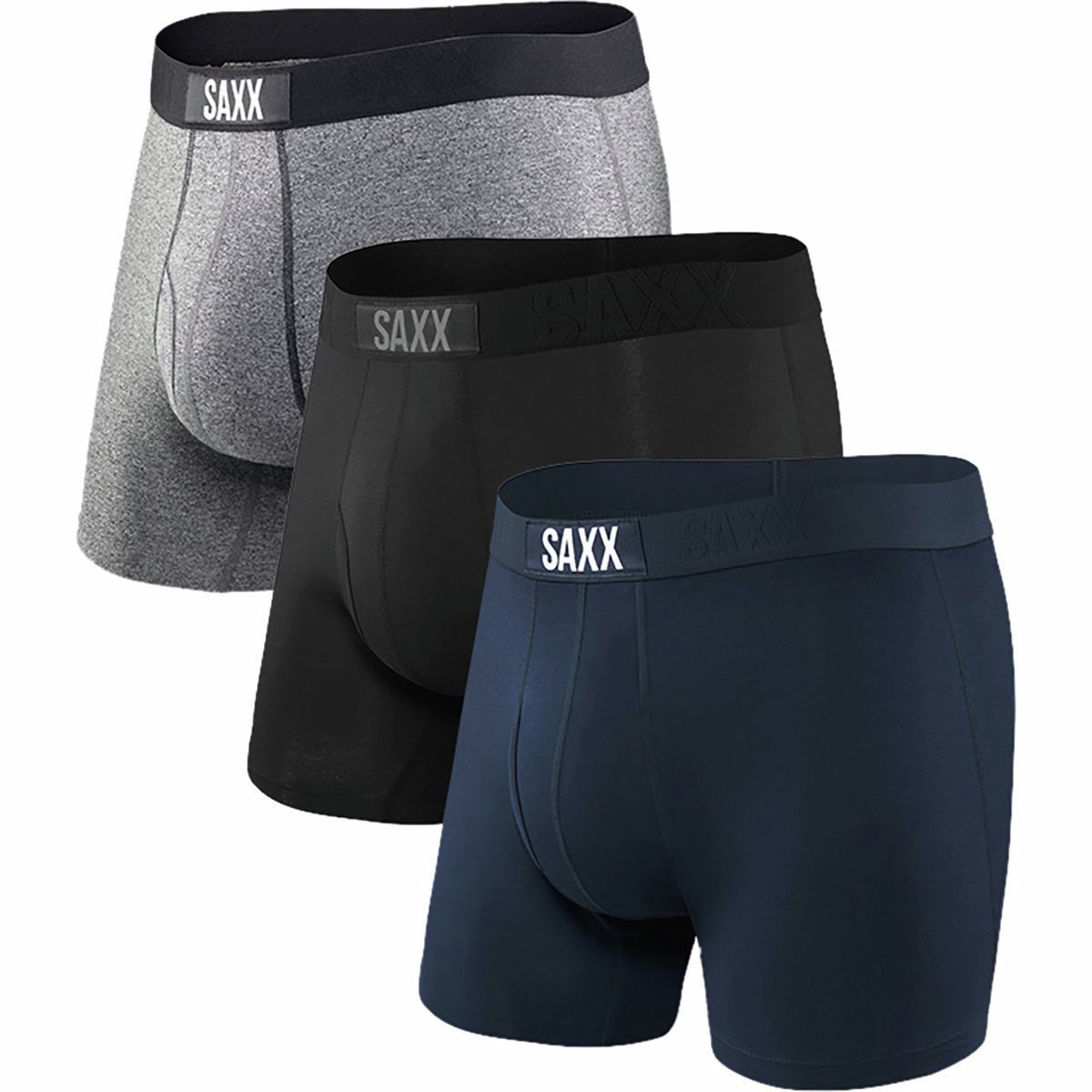 Underwear Men's Clothing Saxx Underwear Co Men's Ultra Black XXL 3 Pack Clothing