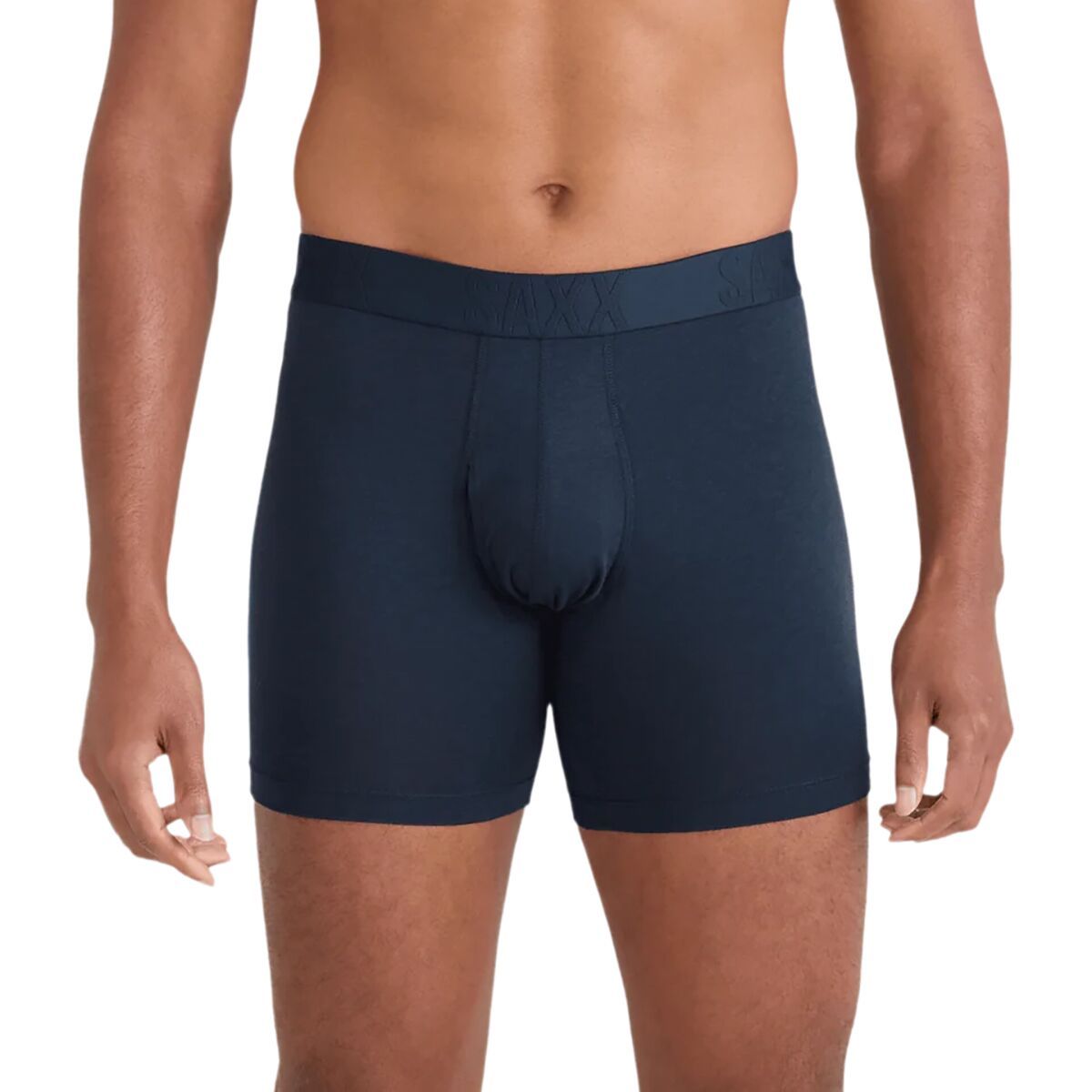 Image of SAXX DropTemp Cooling Cotton Boxer Brief + Fly - Men's Dark Ink, XL
