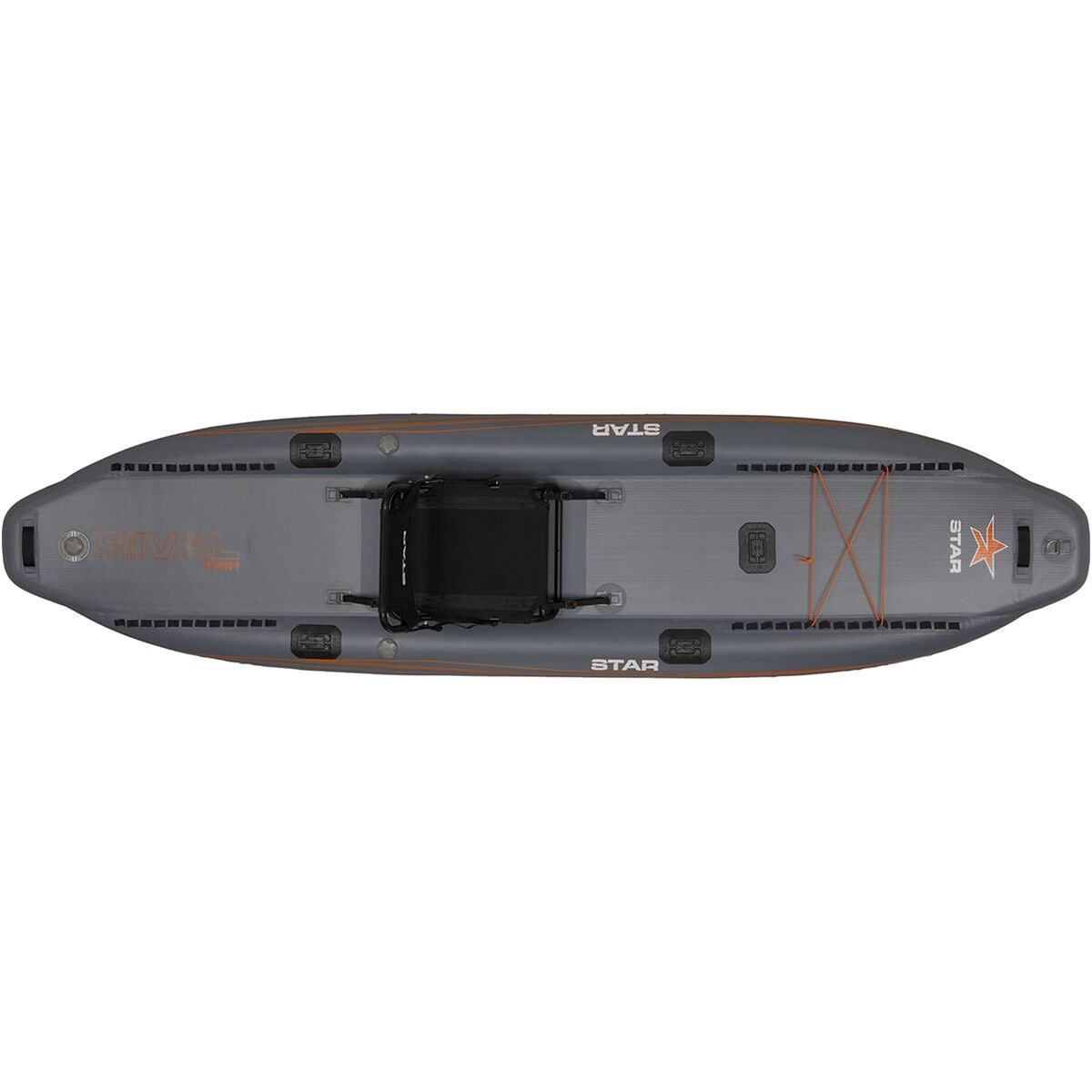 Star Rival Inflatable Sit-On-Top Fishing Kayak - Paddle