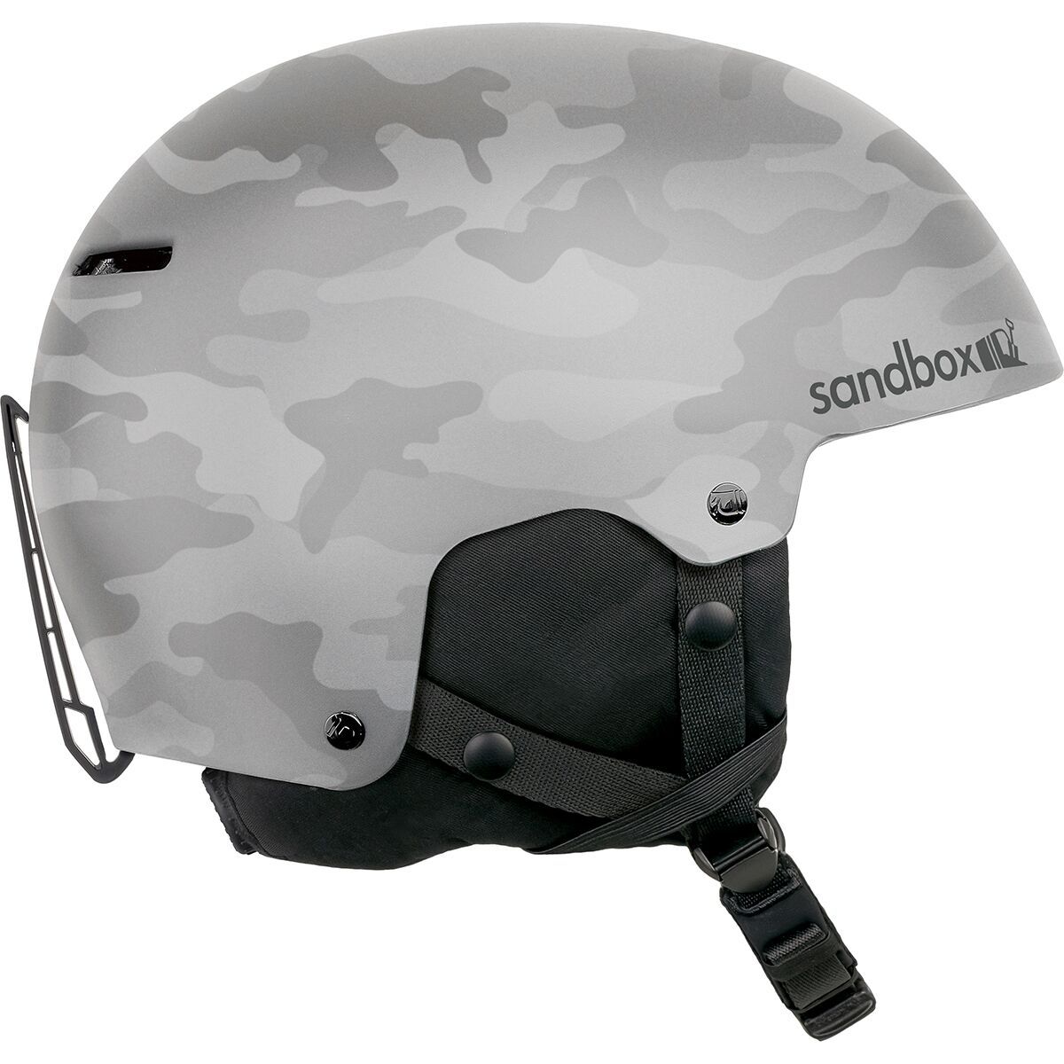 Image of Sandbox Icon New Fit System Snow Helmet Grey Camo, XL