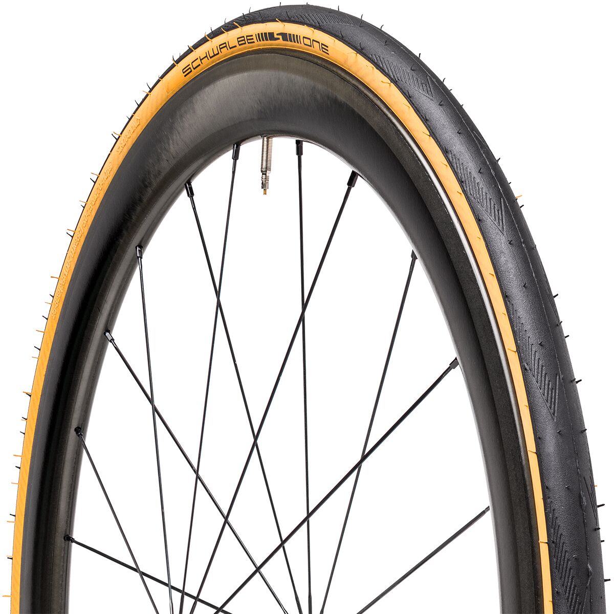 Schwalbe Schwalbe One Performance Tire - Tubeless Black/Tan, 700x25