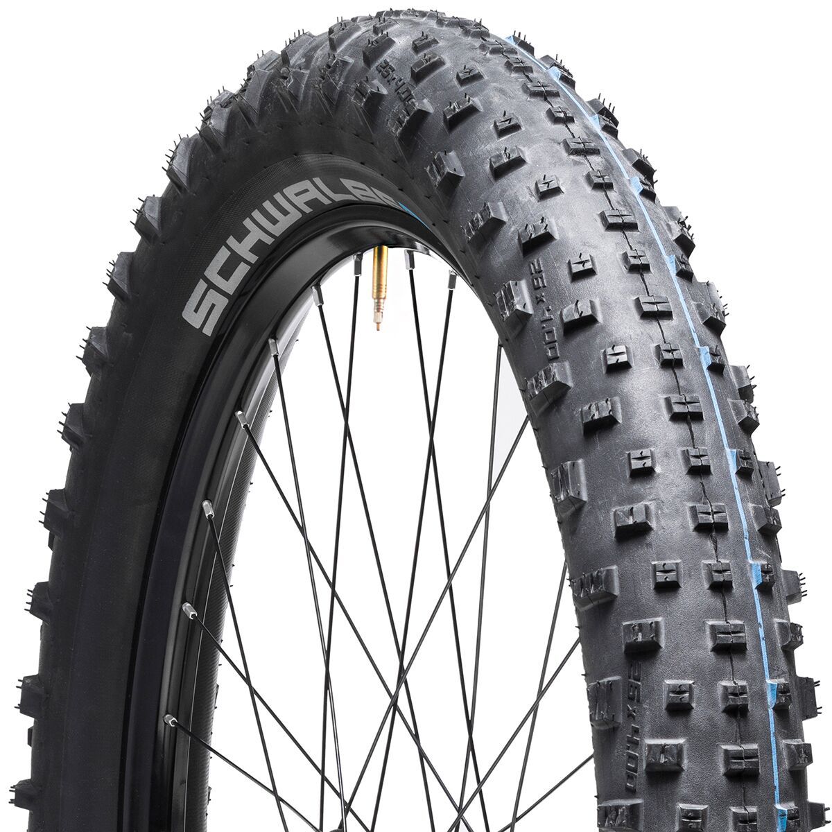 Schwalbe Jumbo Jim Addix Evolution 26in Fat Bike Tire Black, SpeedGrip/Super Ground, 26x4