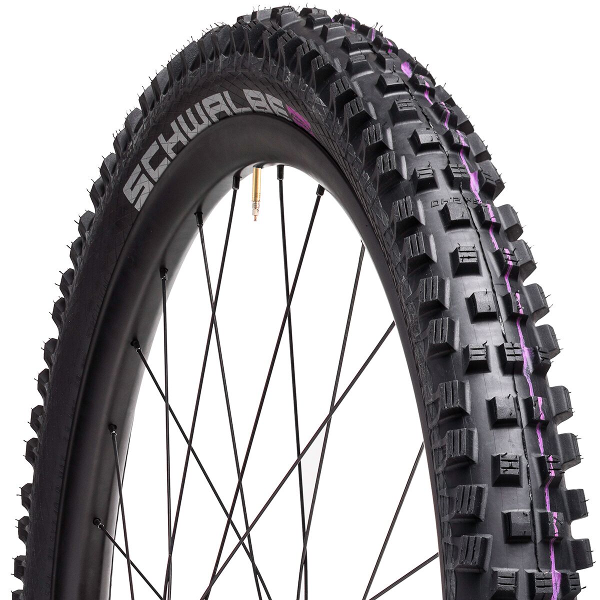 Image of Schwalbe Magic Mary Addix Evolution 27.5in Tire Black, 2.4in, Ultra Soft/Super Downhill