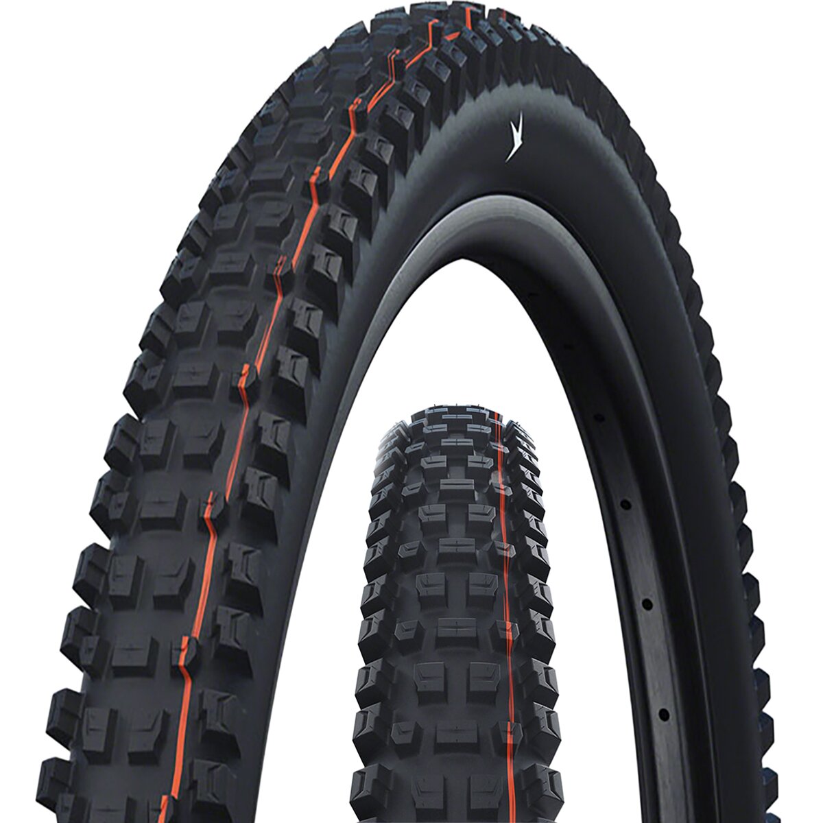 Image of Schwalbe Albert Evolution Tubeless Radial Tire - 27.5in Black, Gravity Pro Addix Soft E-50, 27.5x2.6in