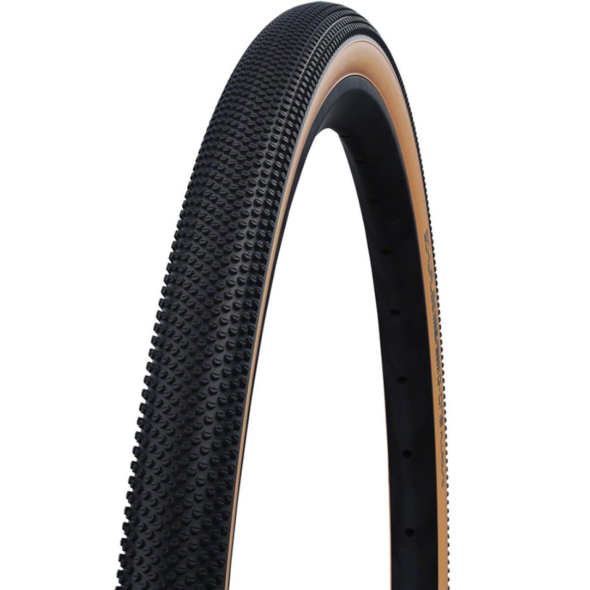 Image of Schwalbe G-One Allround Performance Tubeless Tire - 700c Black/Tan, Addix, 700x40mm