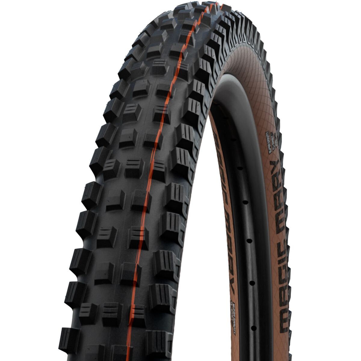 Image of Schwalbe Magic Mary Evolution Tubeless Tire - 29in Black/Bronze, Super Gravity Addix Soft, 29x2.4in