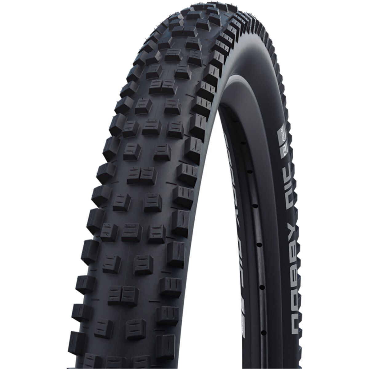 Image of Schwalbe Nobby Nic Evolution Tubeless Tire - 27.5in Black, Addix SpeedGrip Super Trail, 27.5x2.8in