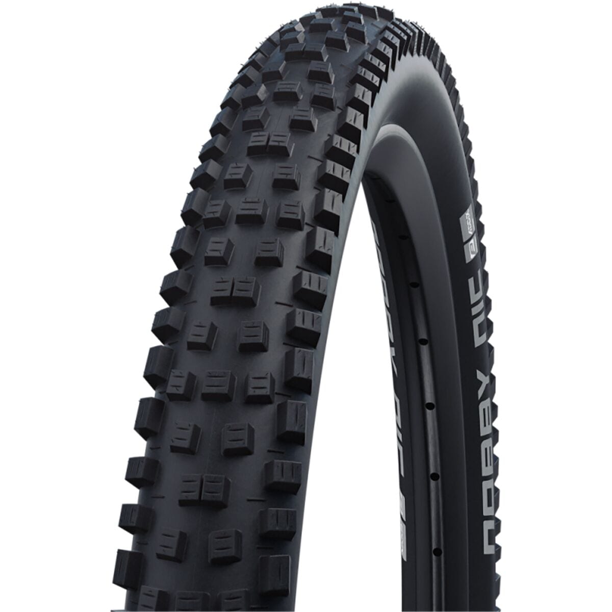 Image of Schwalbe Nobby Nic Performance Tubeless Tire - 27.5in Black, RaceGuard Addix Double Defense, 27.5x2.35in