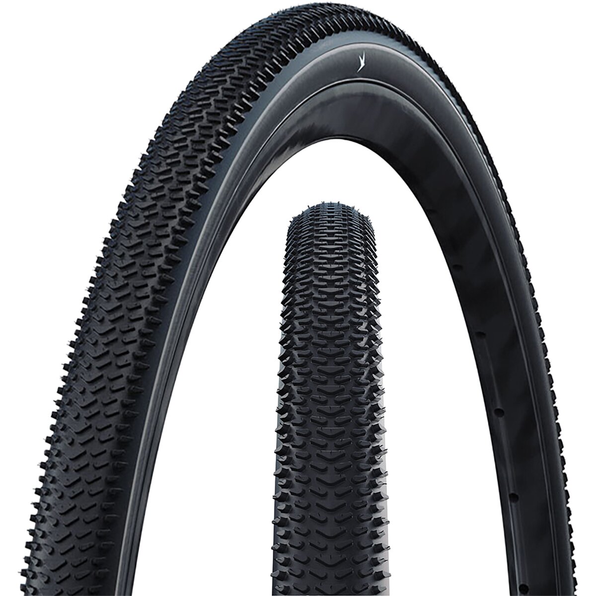 Image of Schwalbe G-One R Performance Tubeless Tire - 700c Black, RaceGuard Addix Green E-25, 700x45