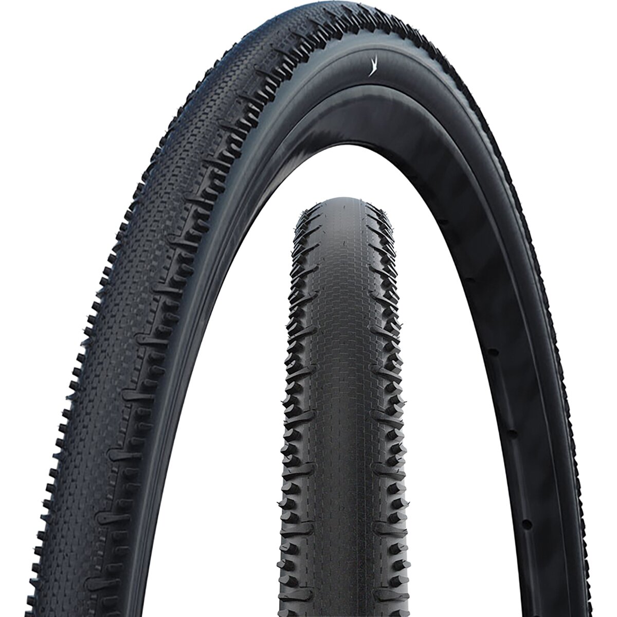 Image of Schwalbe G-One RS Performance Tubeless Tire - 700c Black, RaceGuard Addix Green E-25, 700x45