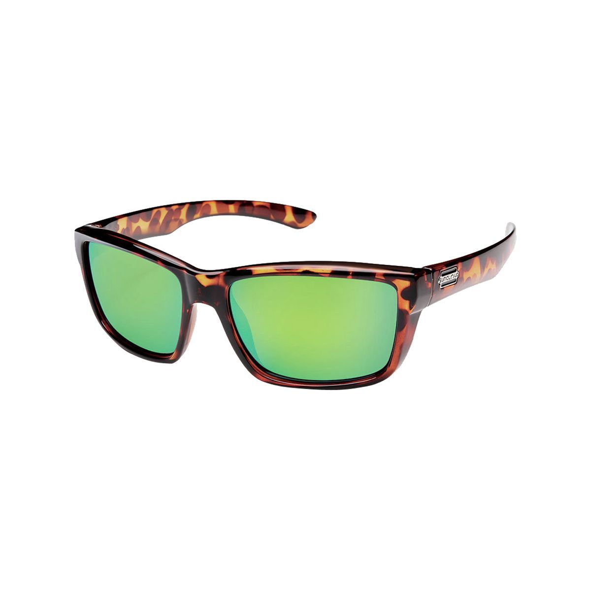 Image of Suncloud Polarized Optics Mayor Polarized Sunglasses - Men's Tortoise/Green Mirror, One Size