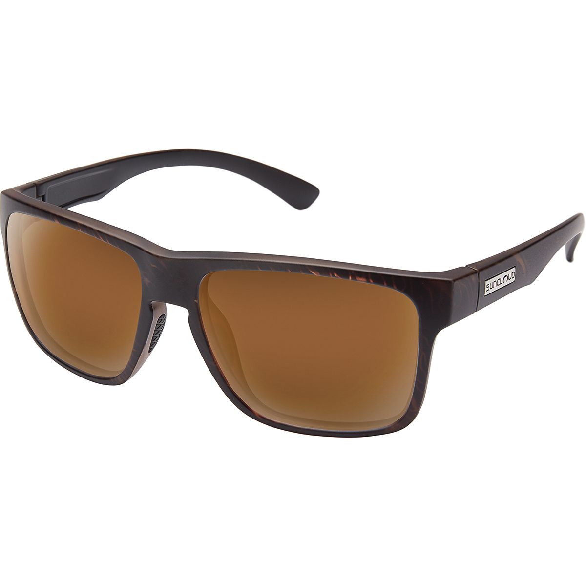 Image of Suncloud Polarized Optics Rambler Polarized Sunglasses Blackened Tortoise/Polarized Brown, One Size