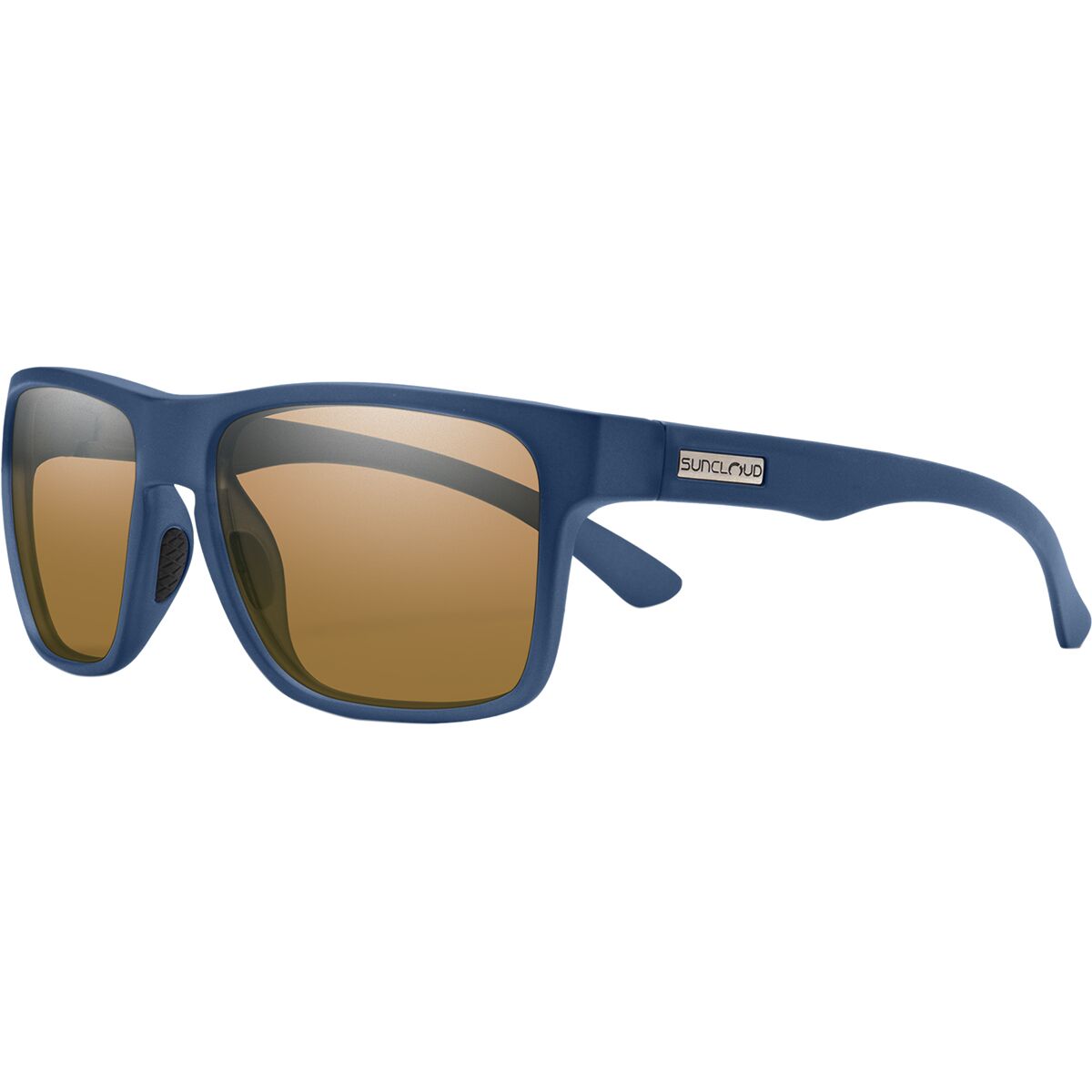 Image of Suncloud Polarized Optics Rambler Polarized Sunglasses Matte Crystal Denim/Polarized Brown, One Size