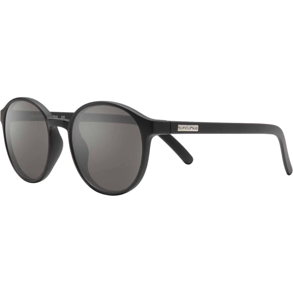 Image of Suncloud Polarized Optics Low Key Polarized Sunglasses Matte Black/Polarized Gray, One Size
