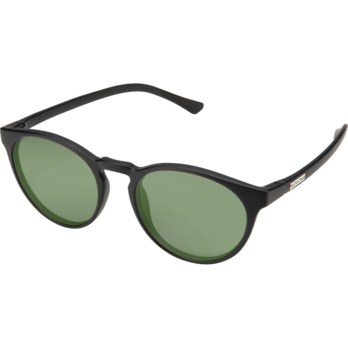 Image of Suncloud Polarized Optics Metric Polarized Sunglasses Matte Black/Polarized Gray Green, One Size