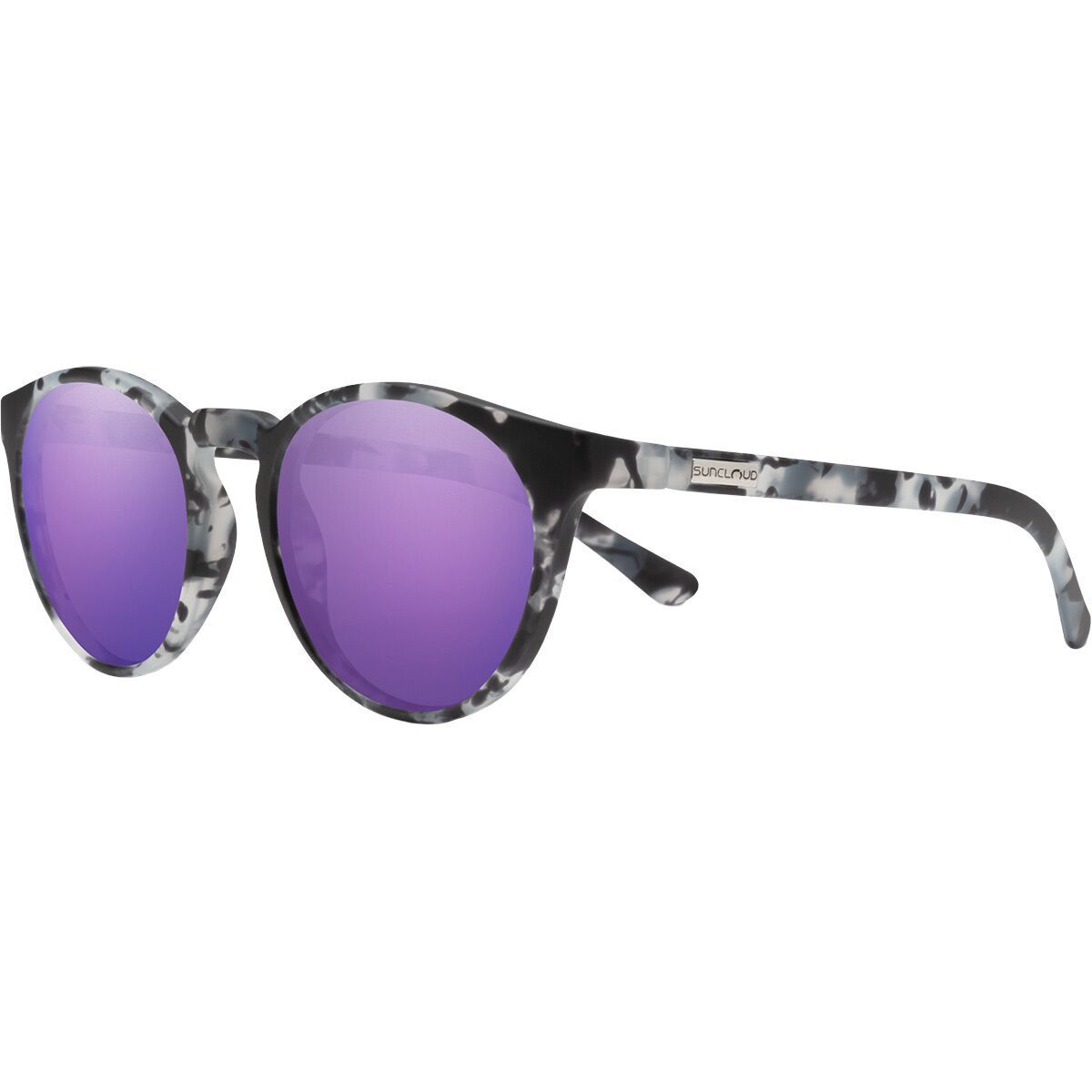 Image of Suncloud Polarized Optics Metric Polarized Sunglasses Matte Ice Tortoise, One Size