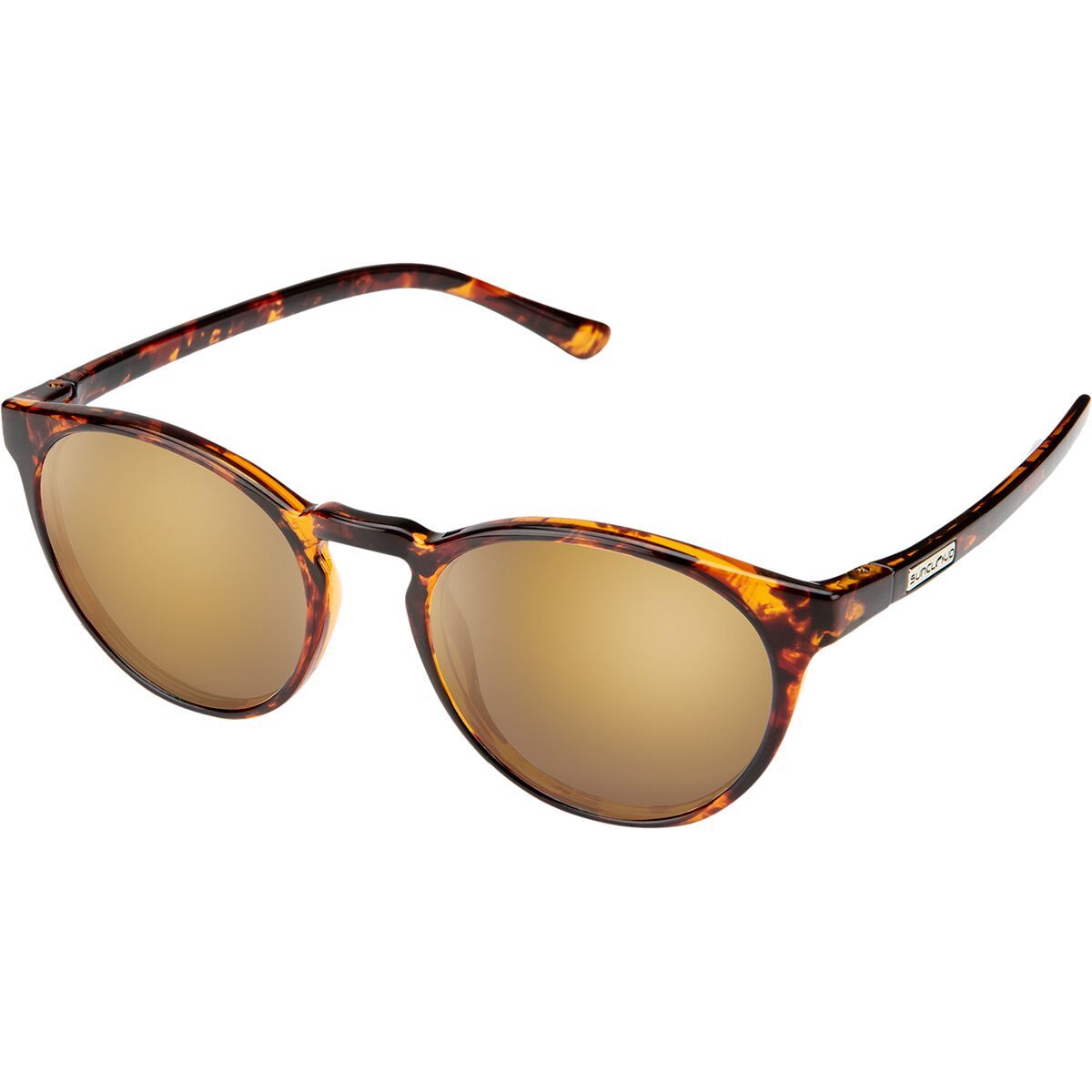 Image of Suncloud Polarized Optics Metric Polarized Sunglasses Tortoise/Polarized Sienna Mirror, One Size