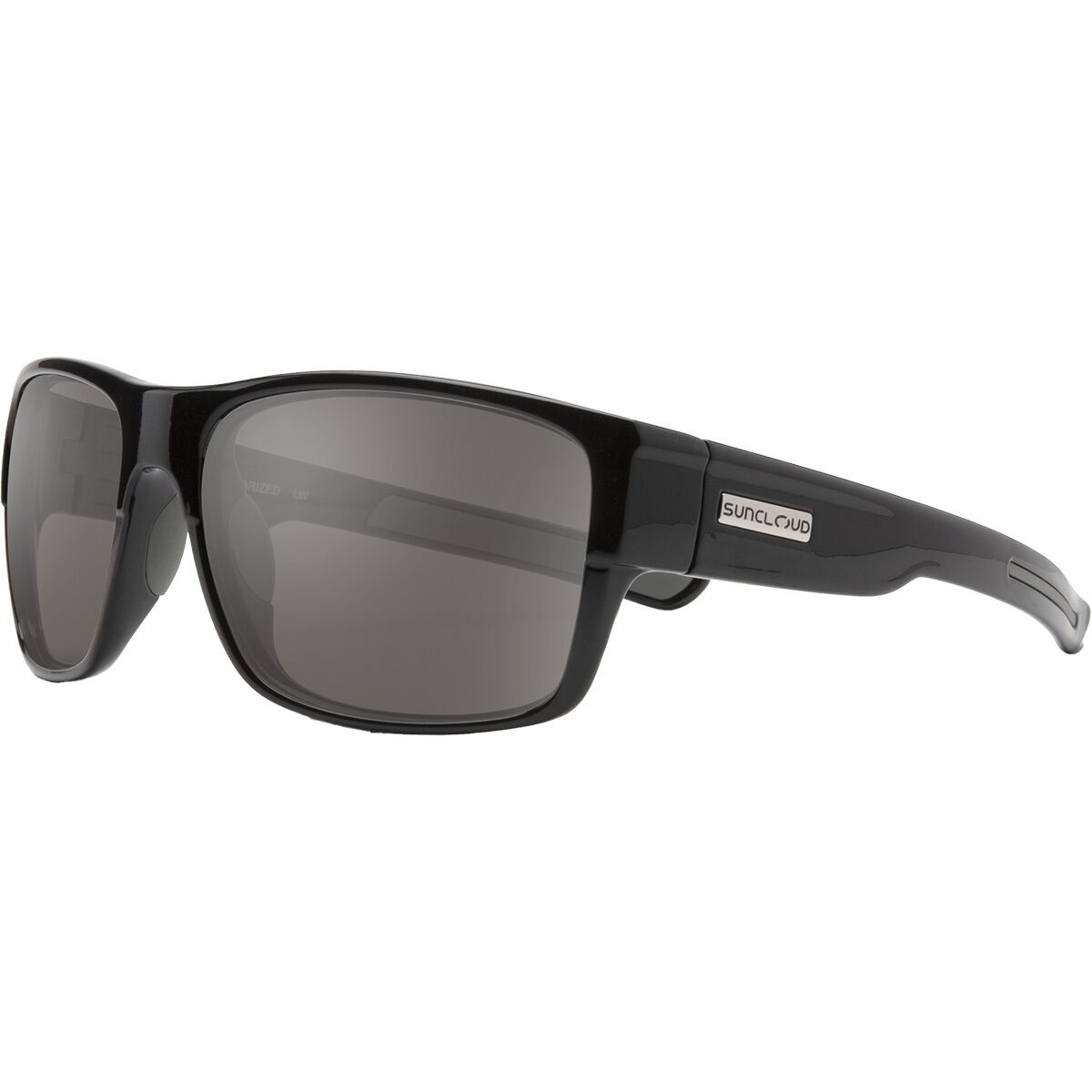Suncloud Polarized Optics Suncloud Polarized Optics Range Polarized Sunglasses Black/Polarized Gray, One Size