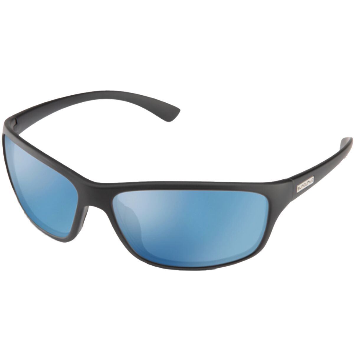 Image of Suncloud Polarized Optics Sentry Polarized Sunglasses Matte Black/Polarized Blue Mirror, One Size