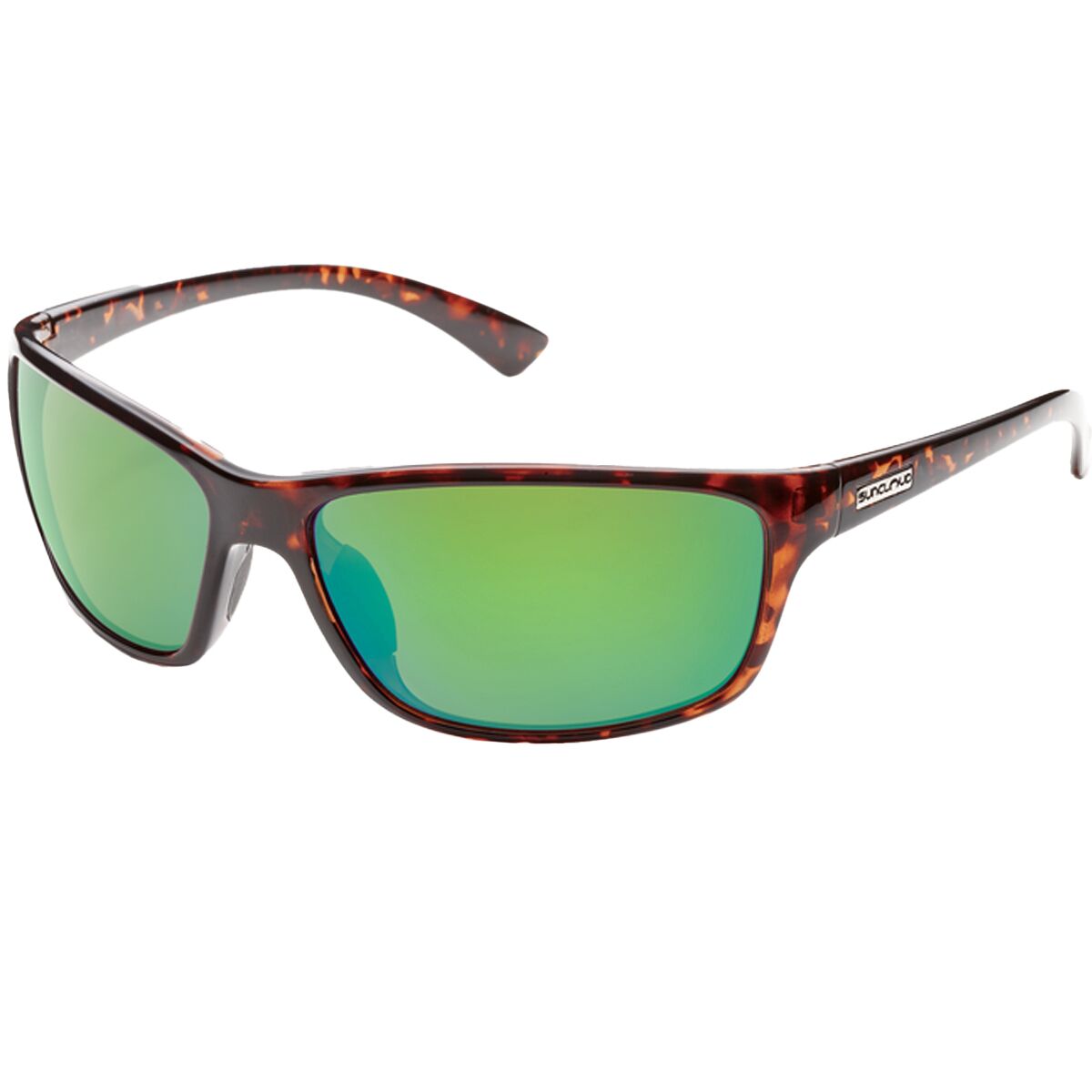 Suncloud Polarized Optics Suncloud Polarized Optics Sentry Polarized Sunglasses Tortoise/Polarized Green Mirror, One Size