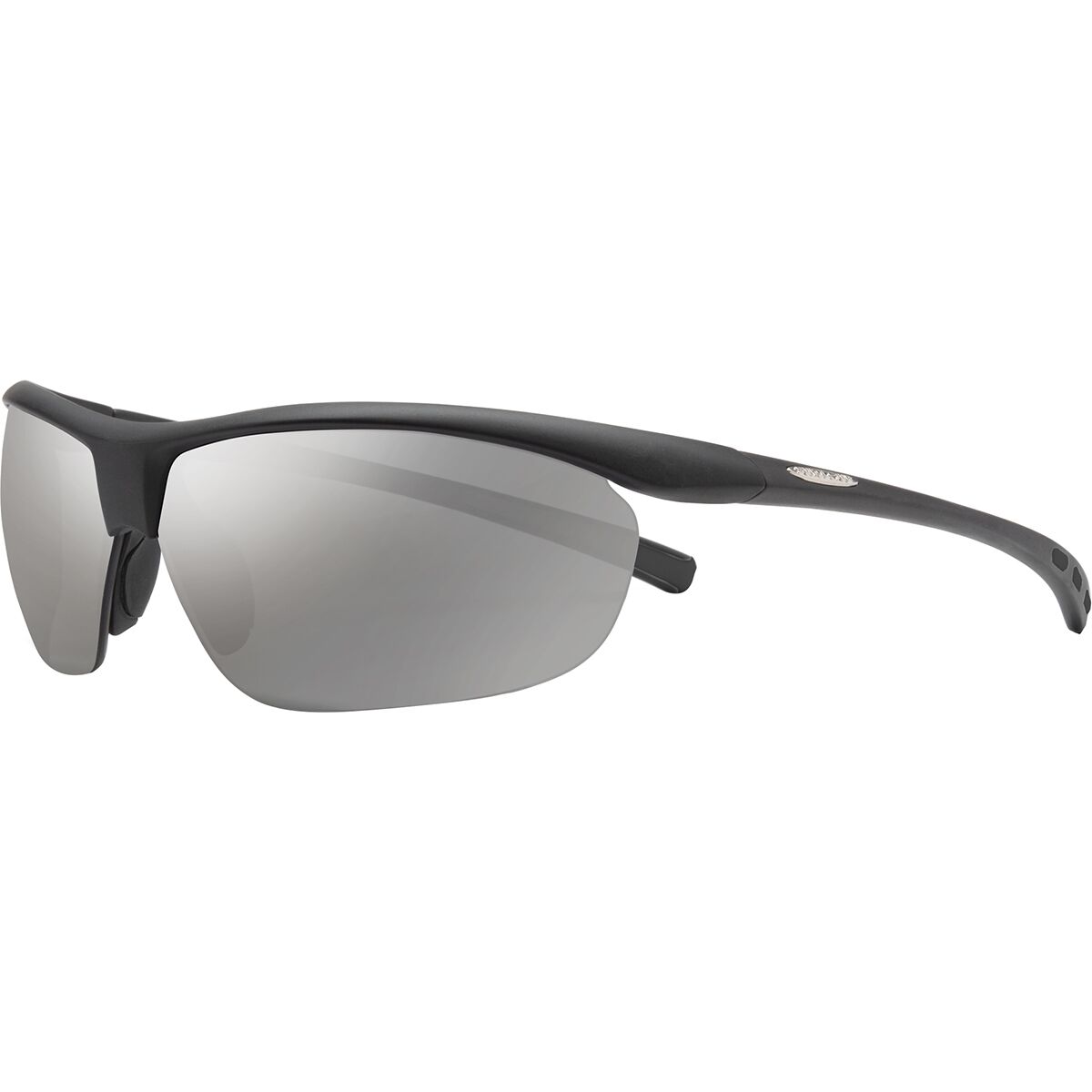 Suncloud Polarized Optics Suncloud Polarized Optics Zephyr Polarized Sunglasses Matte Black/Polarized Silver Mirror, One Size