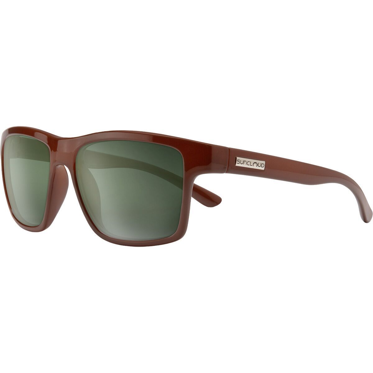 Image of Suncloud Polarized Optics A-Team Polarized Sunglasses Cedar/Polarized Gray Green, One Size