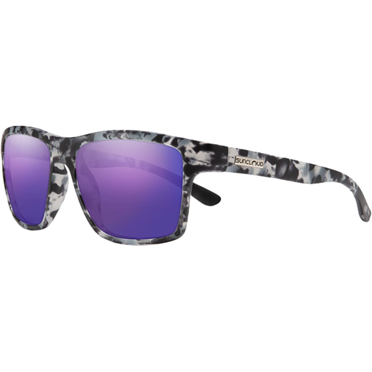 Image of Suncloud Polarized Optics A-Team Polarized Sunglasses Matte Ice Tortoise, One Size