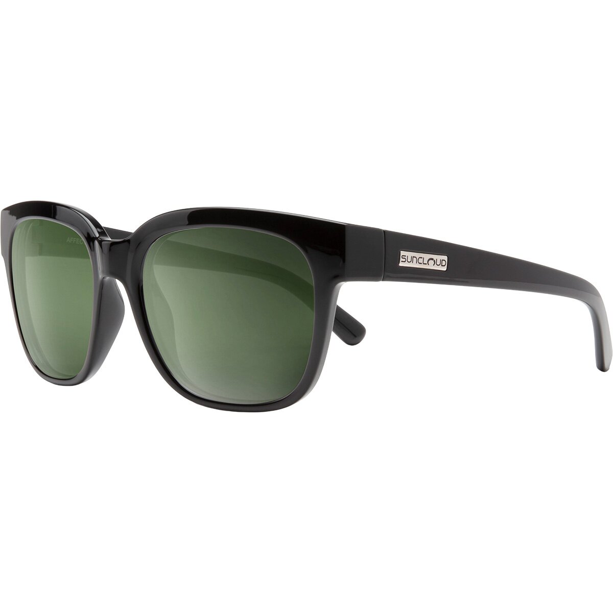 Image of Suncloud Polarized Optics Affect Polarized Sunglasses Black/Polar Gray Green, One Size