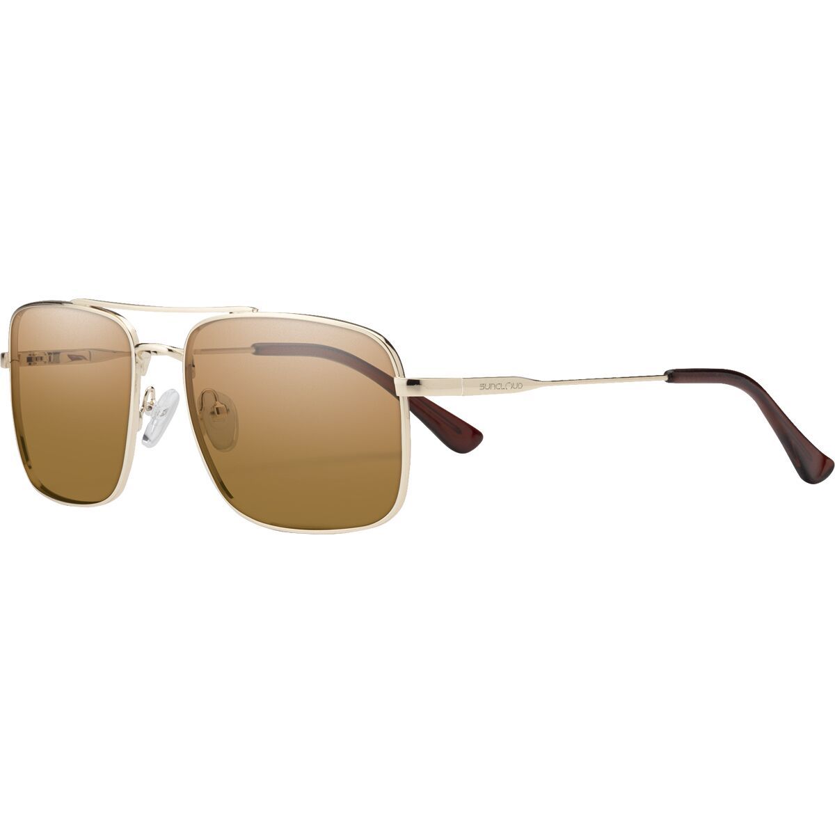 Image of Suncloud Polarized Optics Payback Polarized Sunglasses Gold/Polarized Brown, One Size
