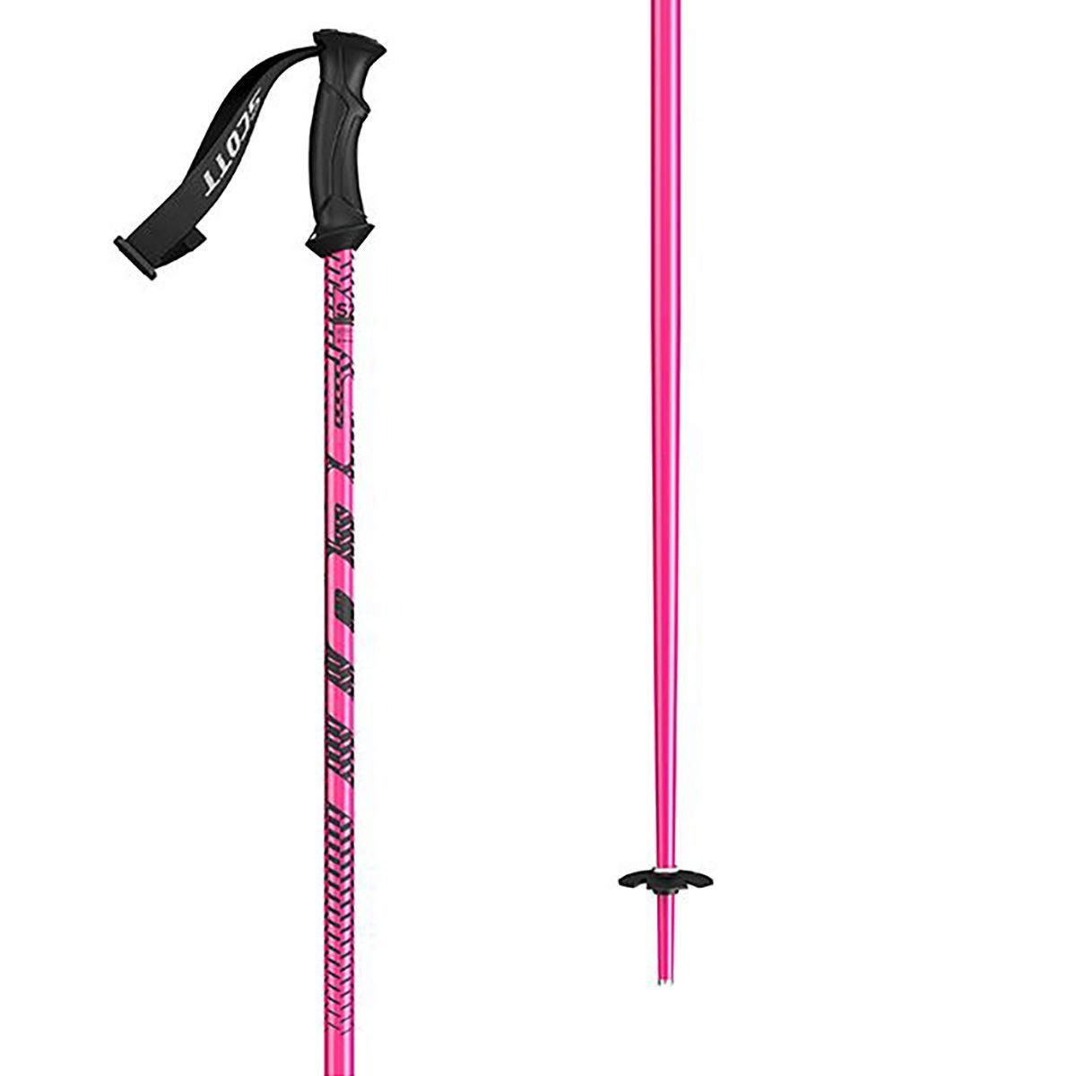 Scott 540 Ski Poles Fluor Pink, 125cm