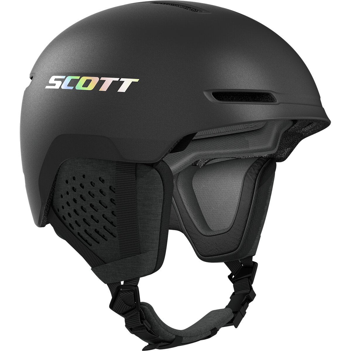 Image of Scott Track Helmet Granite Black/Holo Silver, L