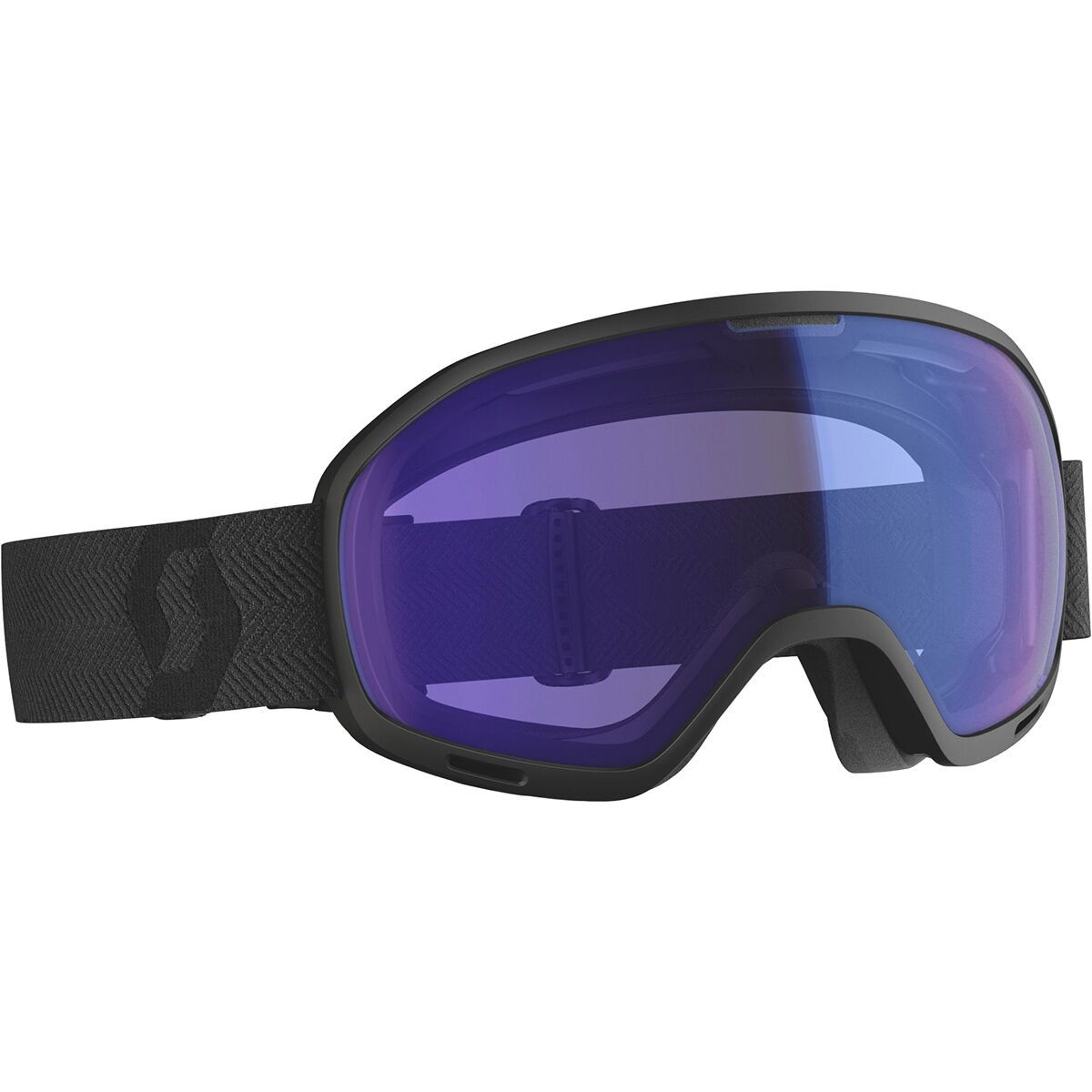 Image of Scott Unlimited II OTG Amplifier Goggles Mineral Black/Illuminator Blue Chrome, One Size