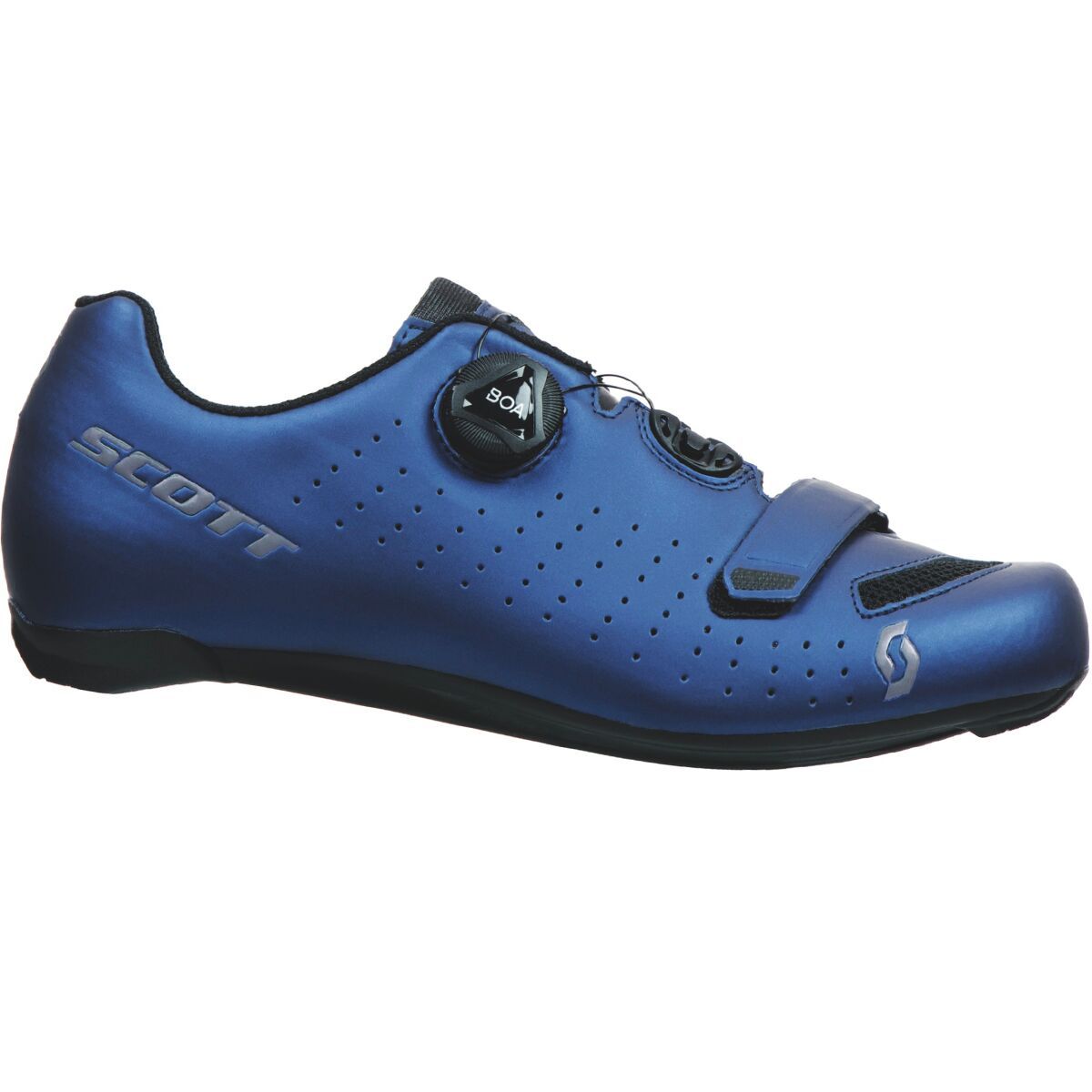 Scott Road Comp BOA Cycling Shoe - Men's Metallic Blue/Black, 42.0
