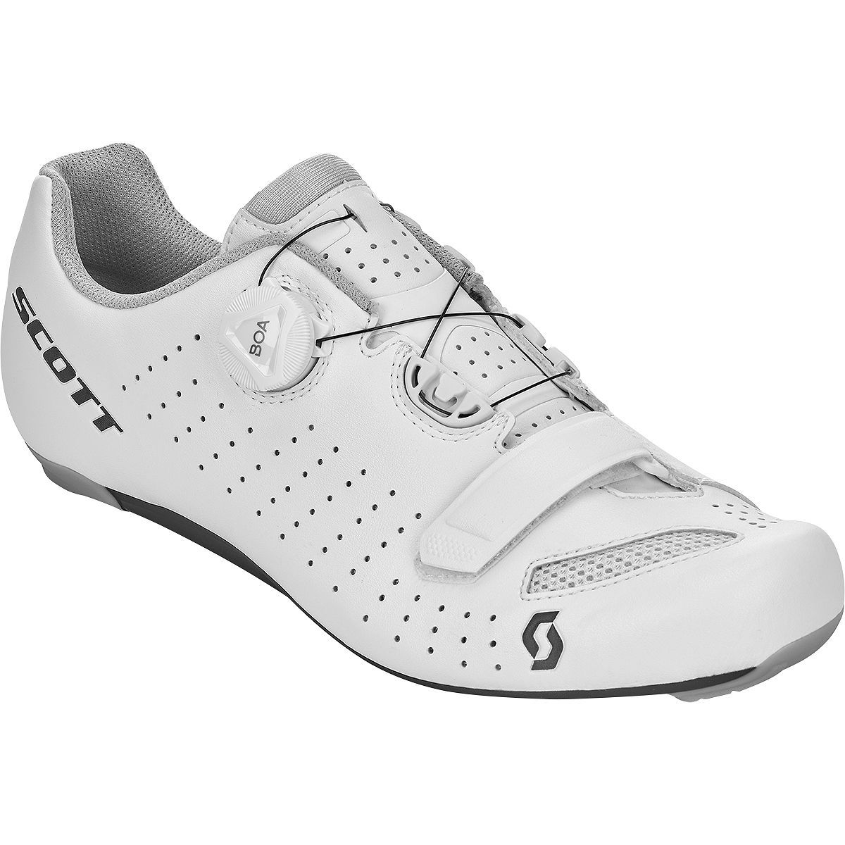 Scott Road Comp BOA Cycling Shoe - Men's White/Black, 47.0