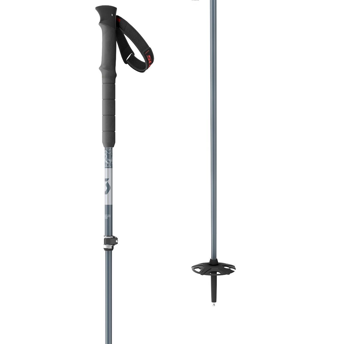 Scott Proguide C SRS Ski Pole Blue, 42-56in