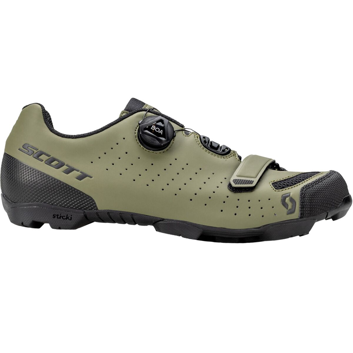 Image of Scott MTB Comp BOA Cycling Shoe - Men's Fir Green/Black, 41.0