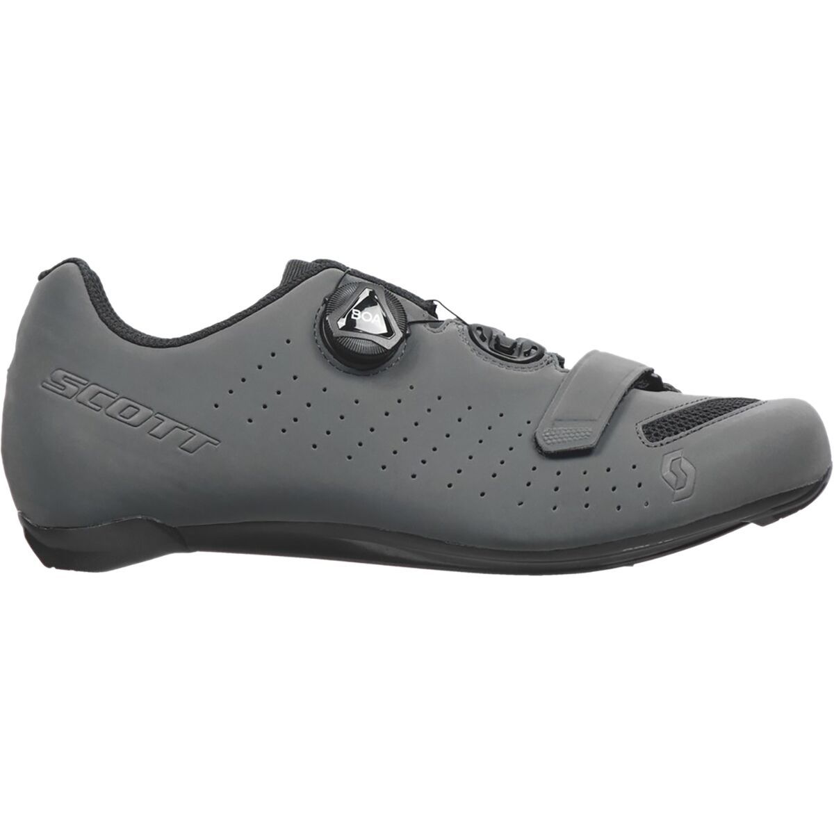 Scott Road Comp BOA Reflective Cycling Shoe - Men's Grey Reflective/Black, 47.0