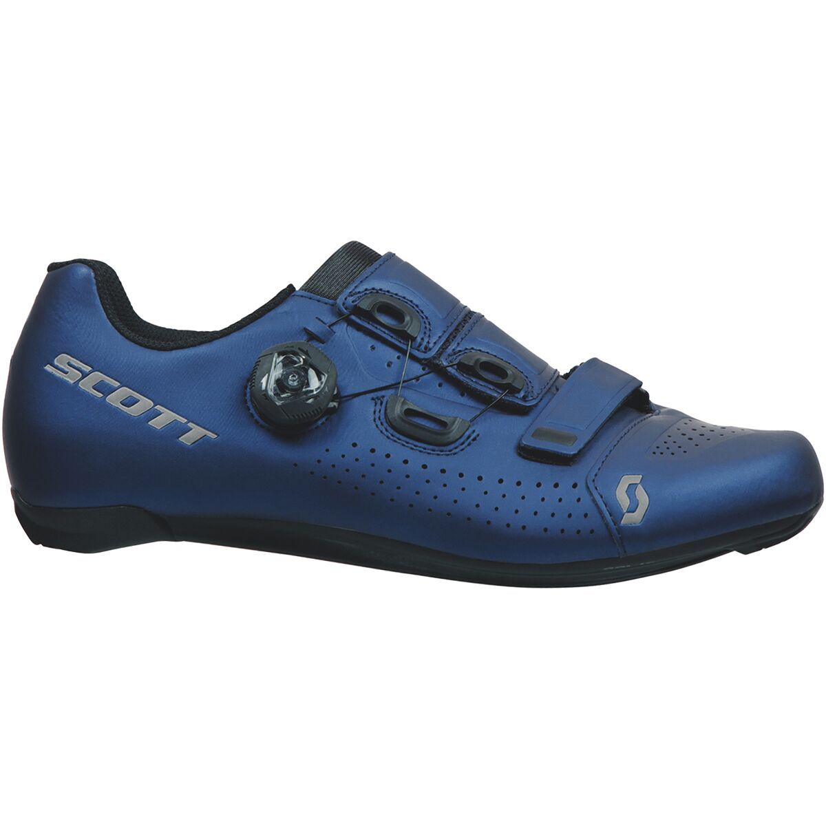Scott Road Team BOA Cycling Shoe - Men's Metallic Blue/Black, 45.0