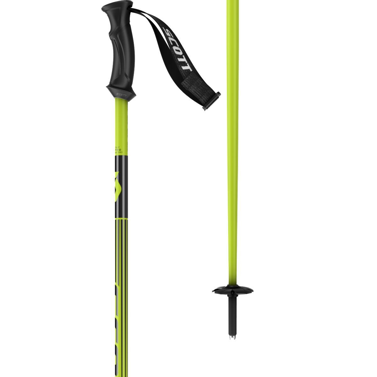 Scott 540 P-Lite Ski Pole Neon Yellow, 52in