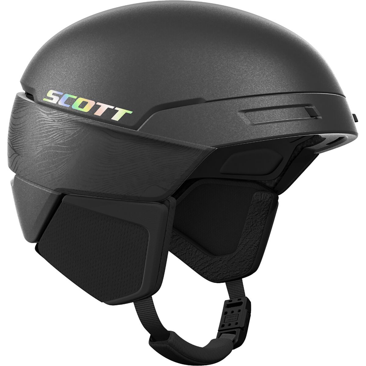 Image of Scott Flow Pro Mips Helmet Granite Black/Holo Grey, S