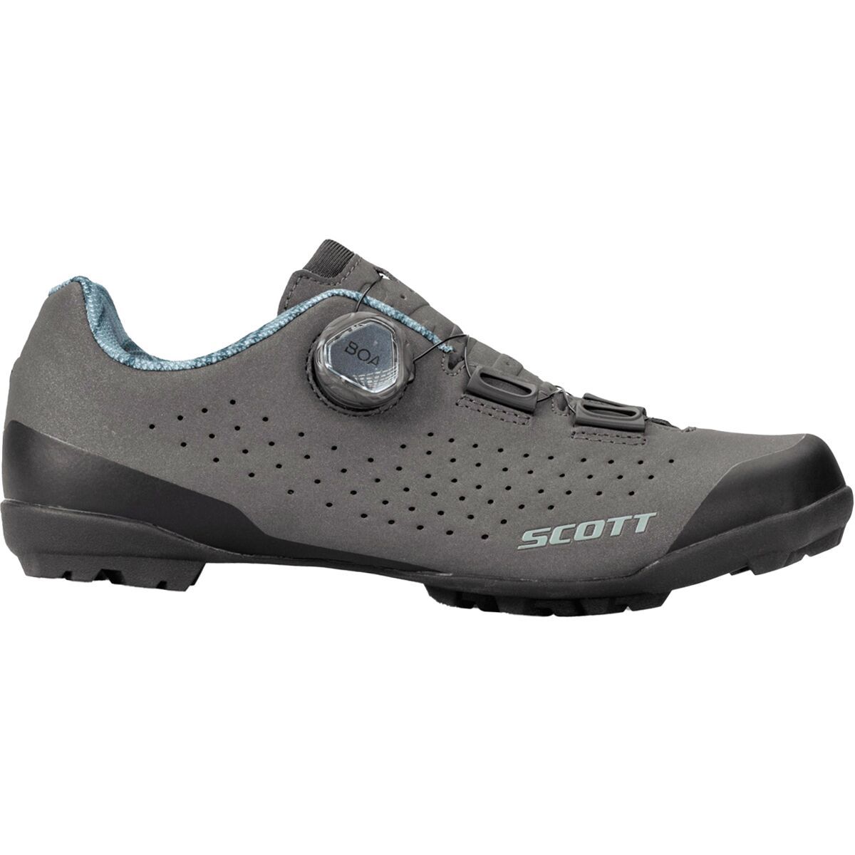 Scott Gravel Pro Cycling Shoe - Women's Dark Grey/Light Green, 36