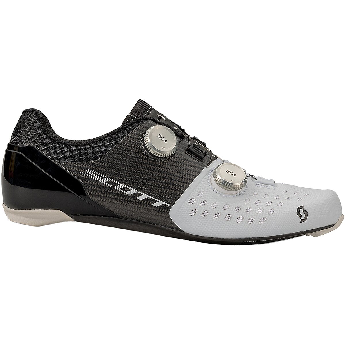 Image of Scott Road RC Ultimate Cycling Shoe - Men's Black/White, 42
