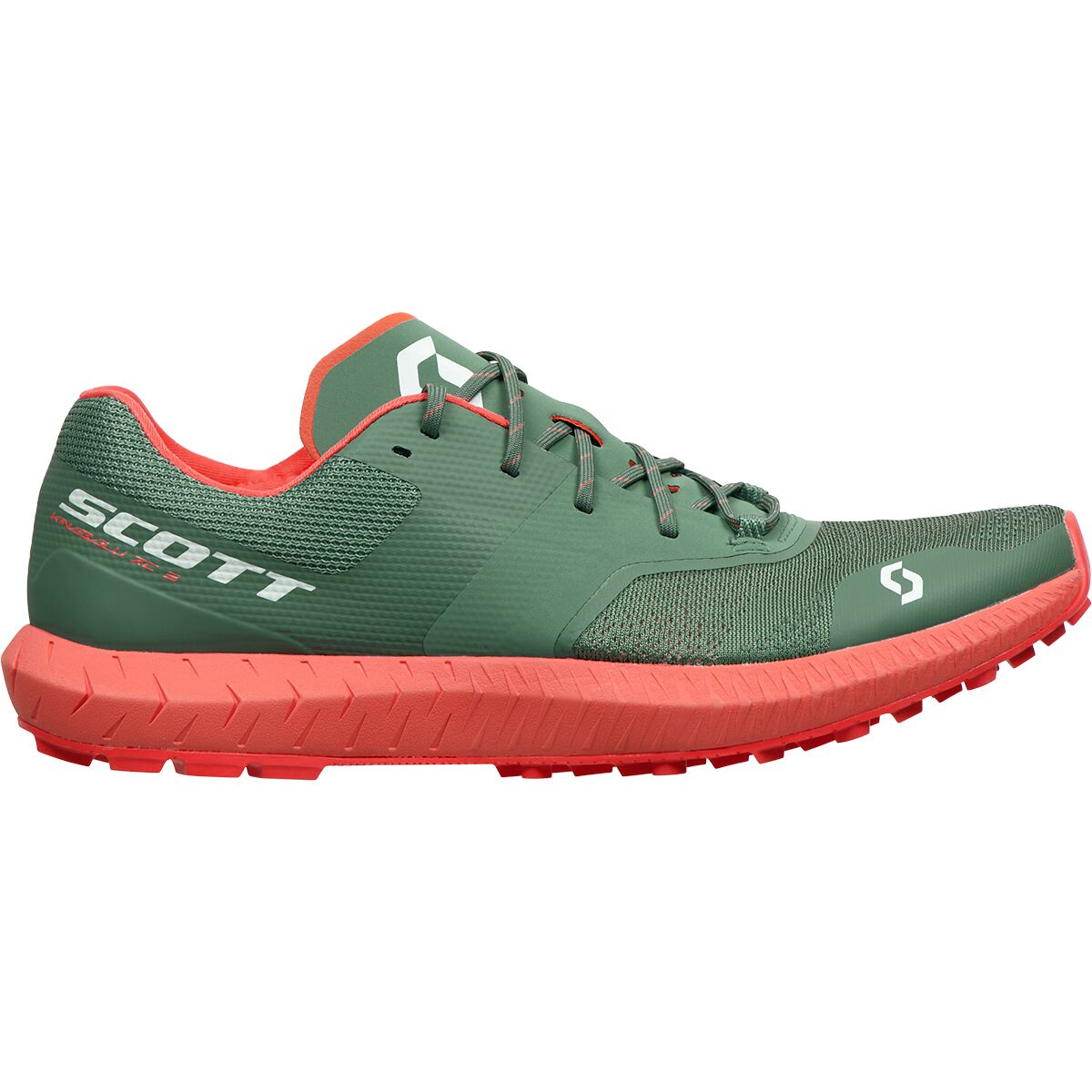 Image of Scott Kinabalu RC 3 Trail Running Shoe - Women's Frost Green/Coral Pink, 7.0