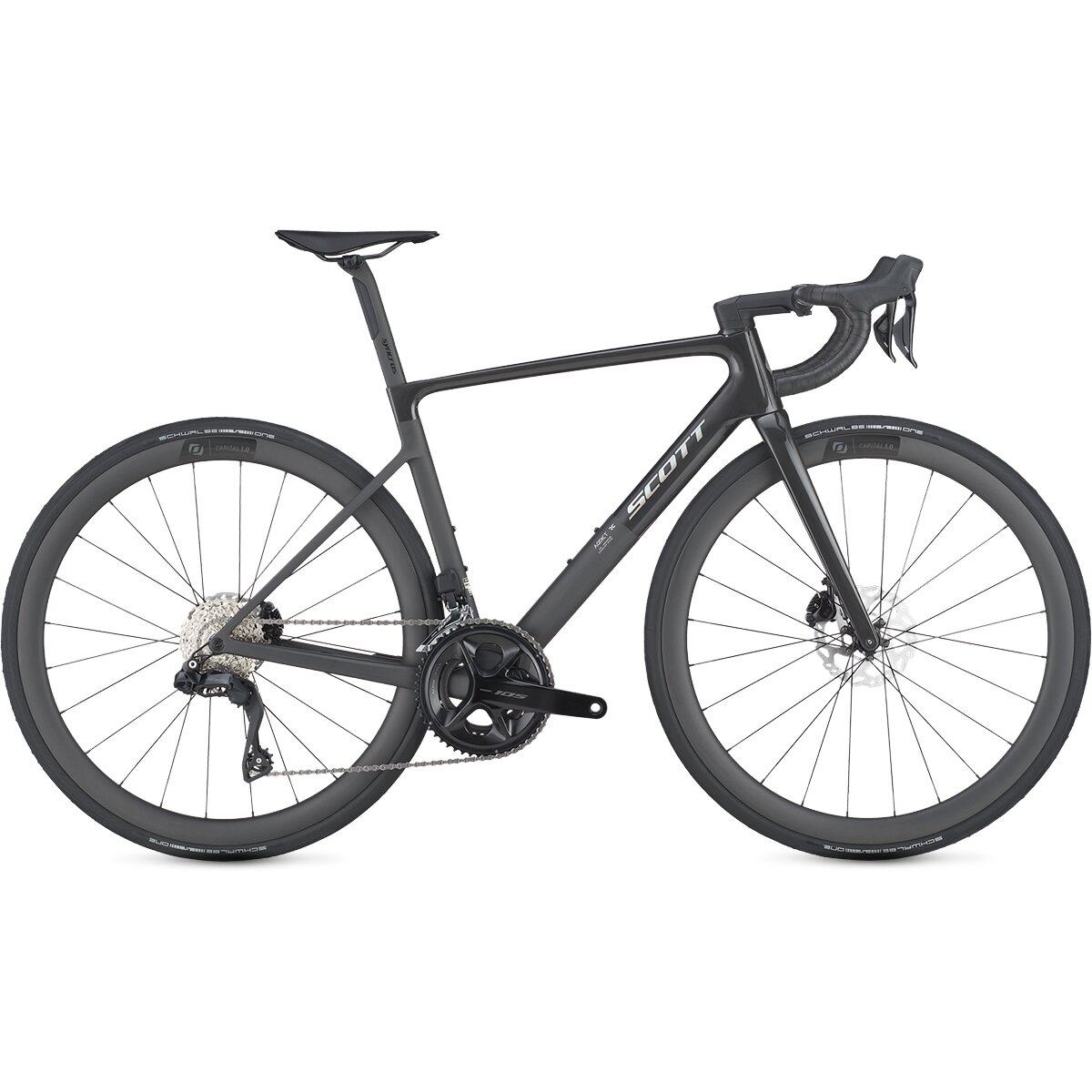 Image of Scott Addict RC 30 Road Bike Carbon Black, 56