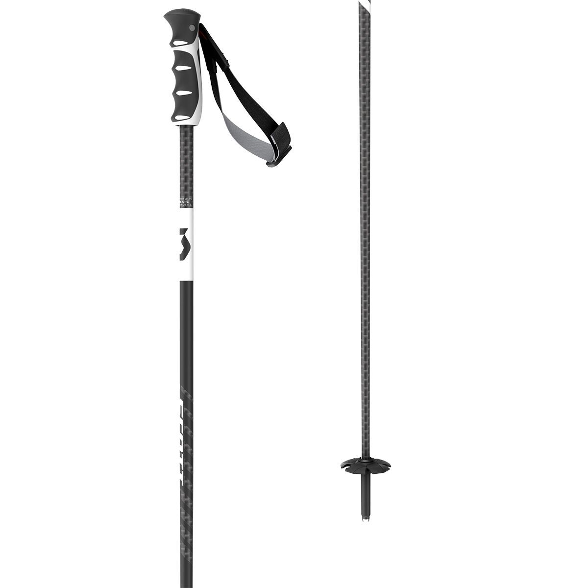 Image of Scott Pro Taper SRS Ski Poles Black, 48in