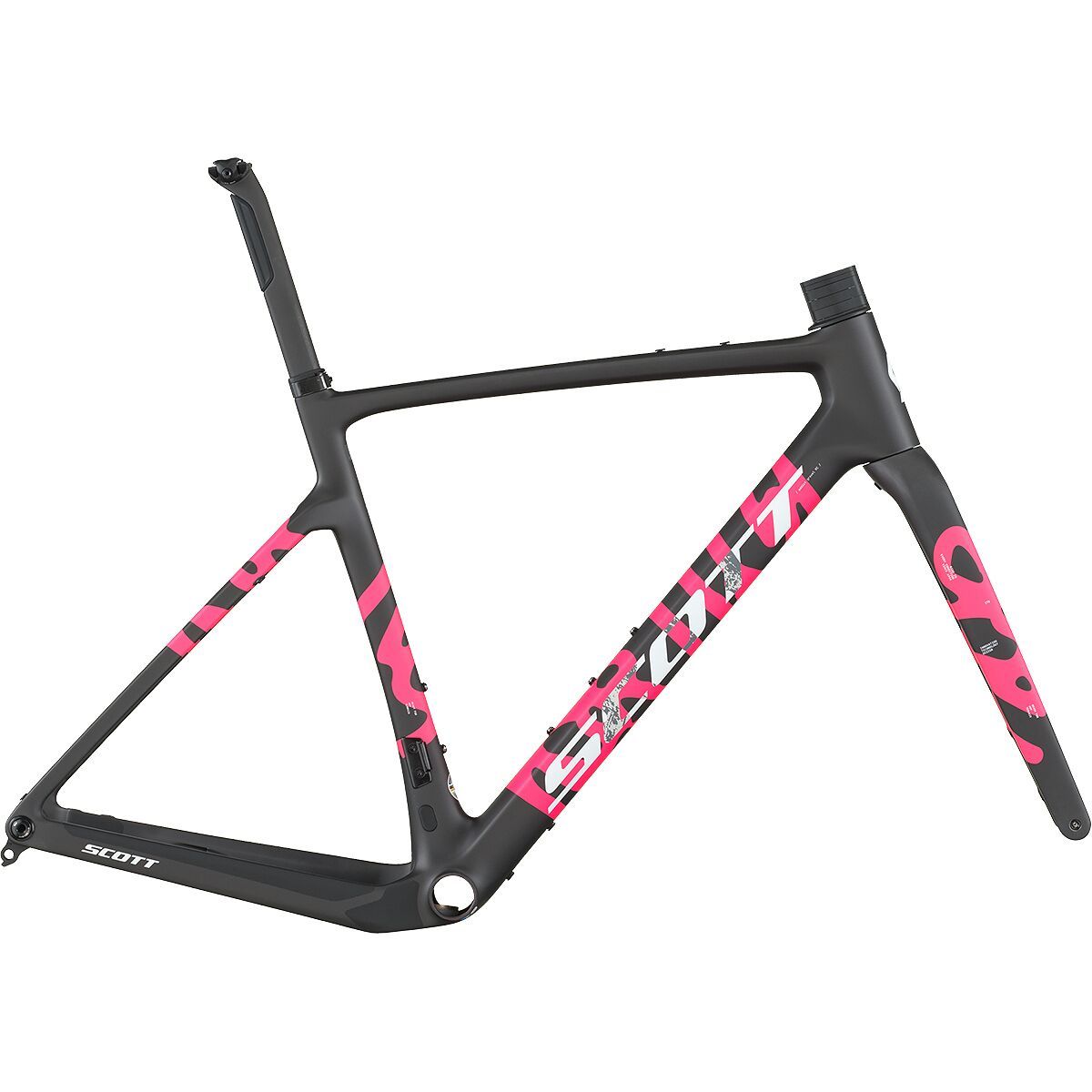 Image of Scott Addict Gravel RC HMX Frameset Carbon Black, 49