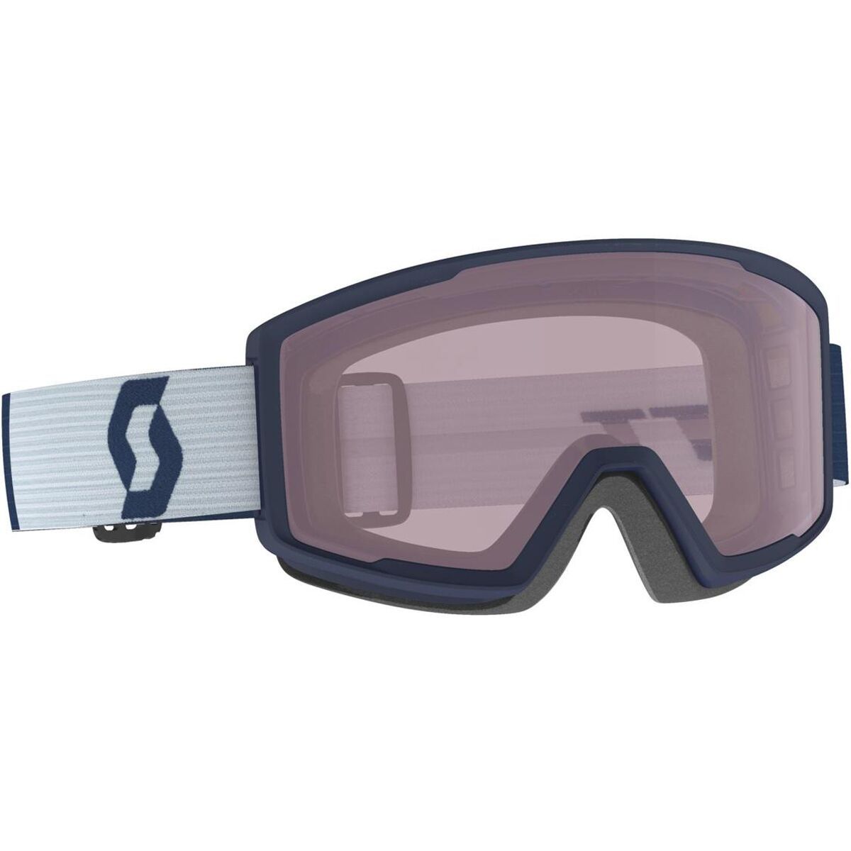 Image of Scott Factor Snow Goggles 2025 Light Grey W/ Enhancer Lens, One Size